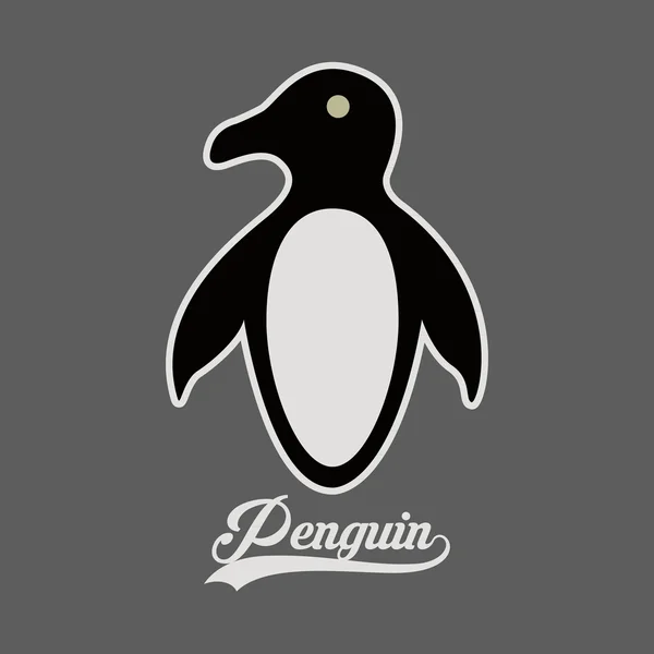 Pinguïn logo vector — Stockvector