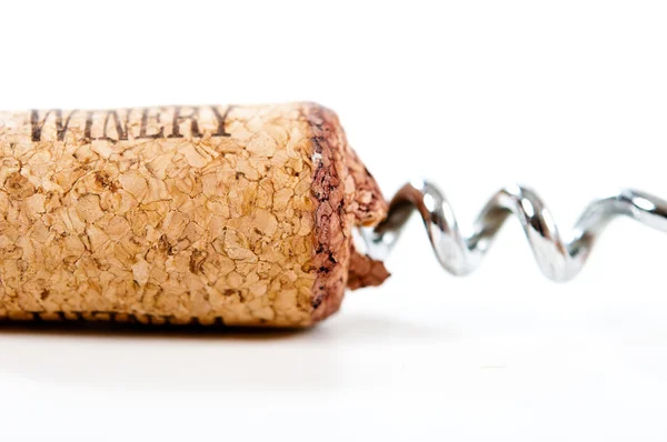 Şişe açacağı ve şarap şişesi mantar