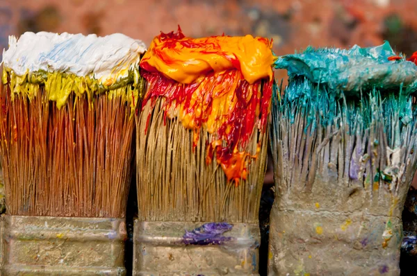 Sanatçının eski fırçalar