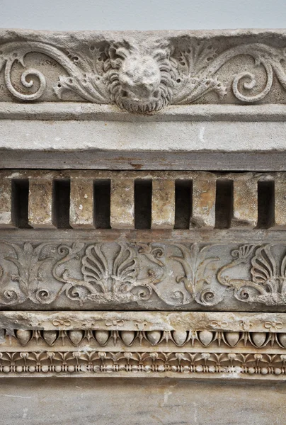 Detalhe grego antigo do relevo — Fotografia de Stock