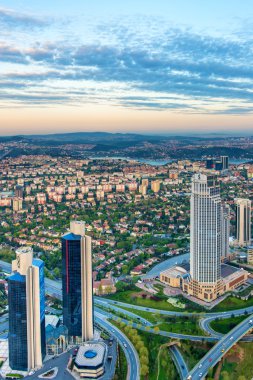 Gece Istanbul şehir.