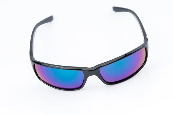 Moda gafas de sol azules en blanco —  Fotos de Stock