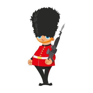 British Royal Guard clipart