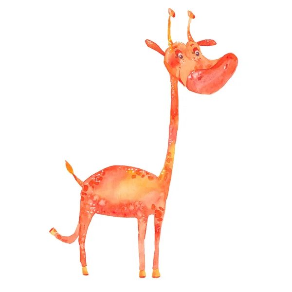 Acuarela ilustración de jirafa — Foto de Stock