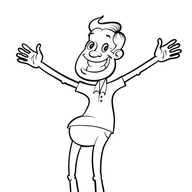 adam kollarını aç