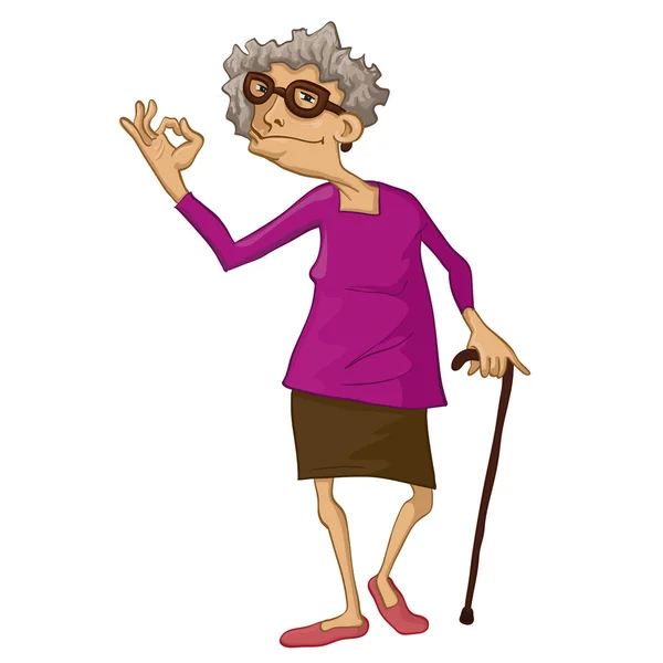 Grand-mère. — Image vectorielle