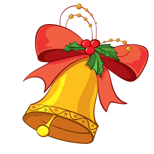 Christmas bell — Stock Vector