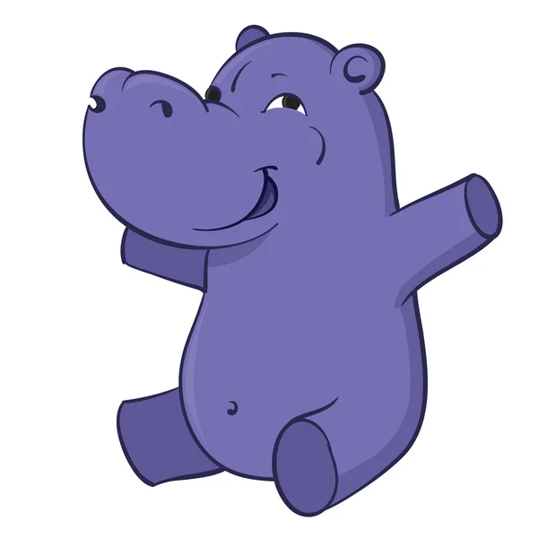 Hippo — Stock Vector