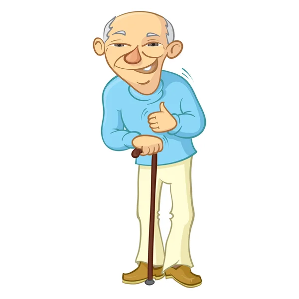 Old man — Stock Vector