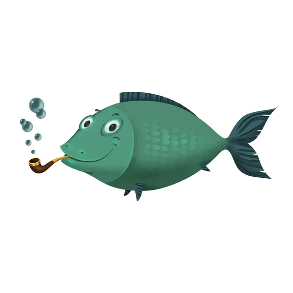 Fumar pescado — Foto de Stock