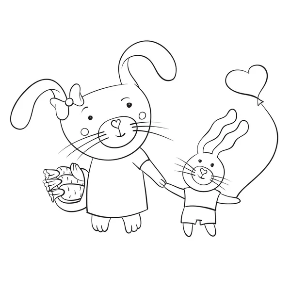 小兔子 — 图库矢量图片