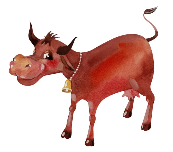Illustration of a cow — Stock Photo, Image