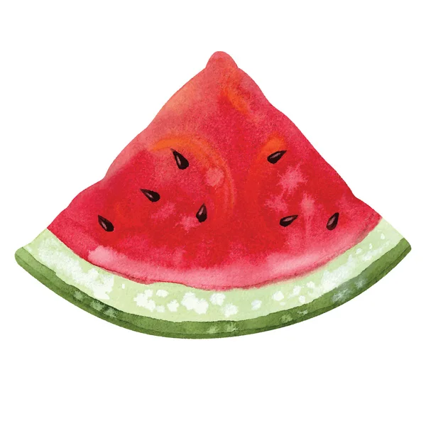 Scheibe Wassermelone — Stockvektor