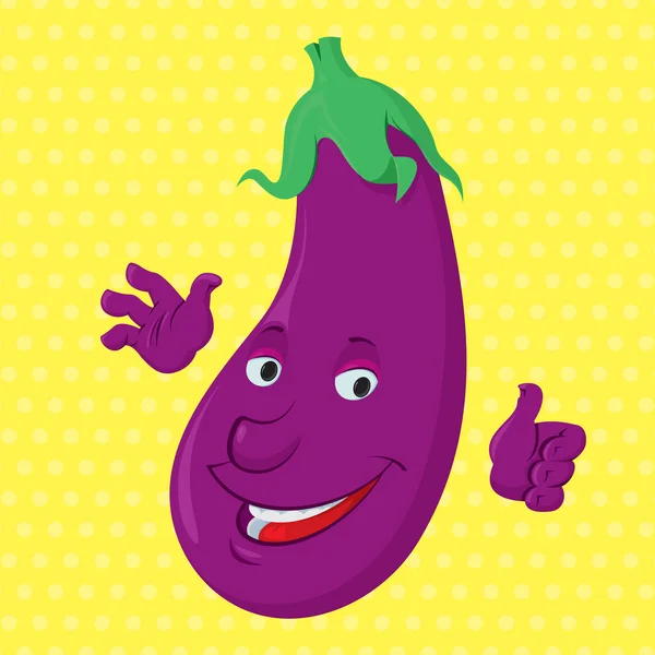 Eggplant — Stock Vector