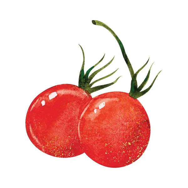 Cherry rajčata — Stockový vektor