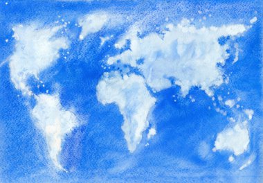 Dünya haritası arkaplanı