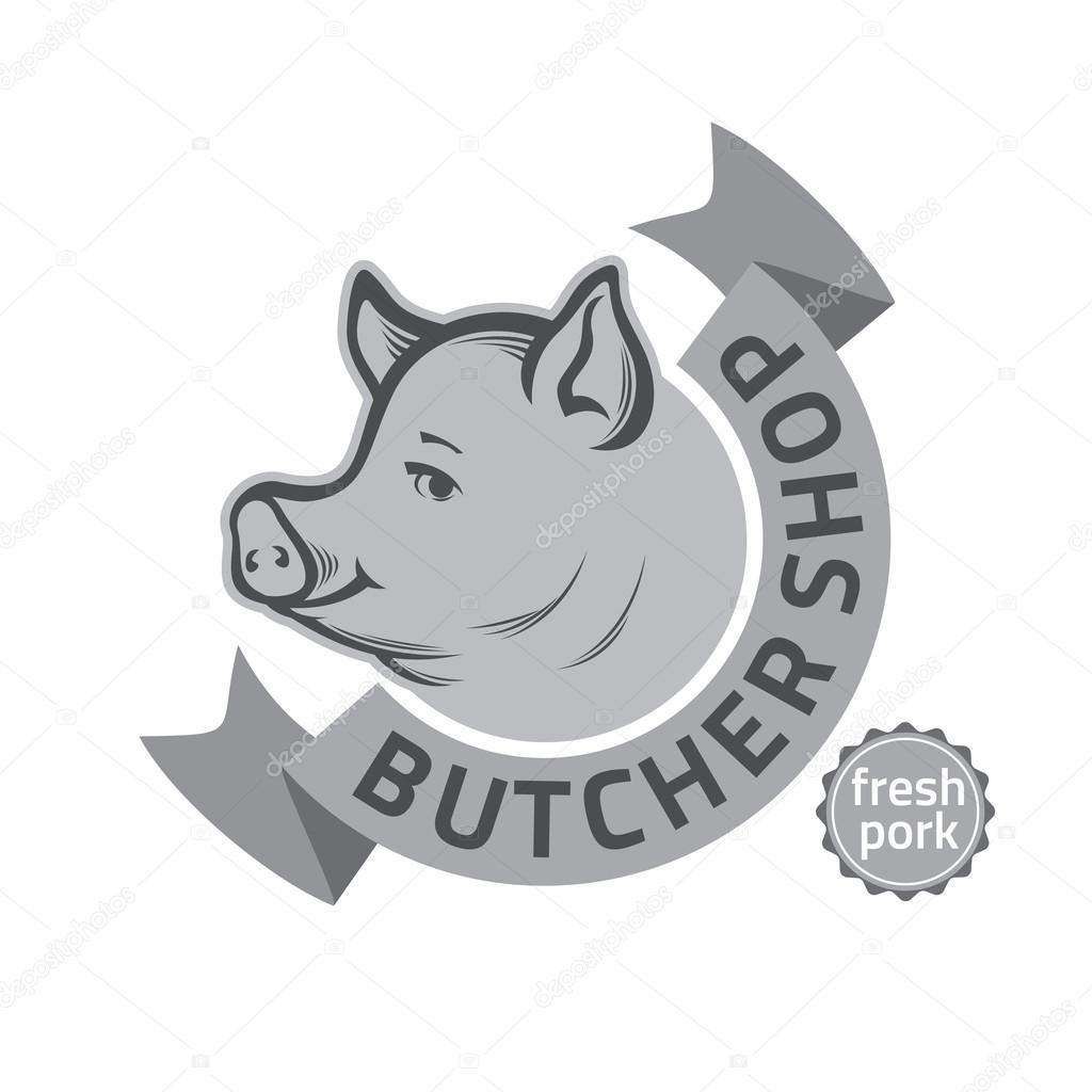 butcher shop logo