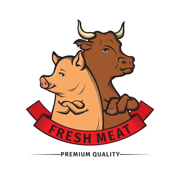 Fresh meat — Stock Vector