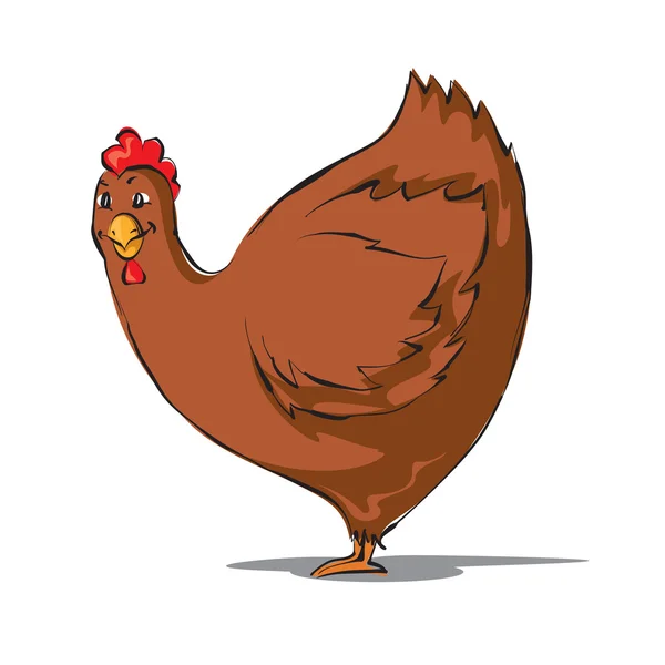 鶏漫画 — ストックベクタ