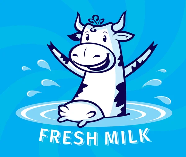 Свежее натуральное молоко — стоковый вектор
