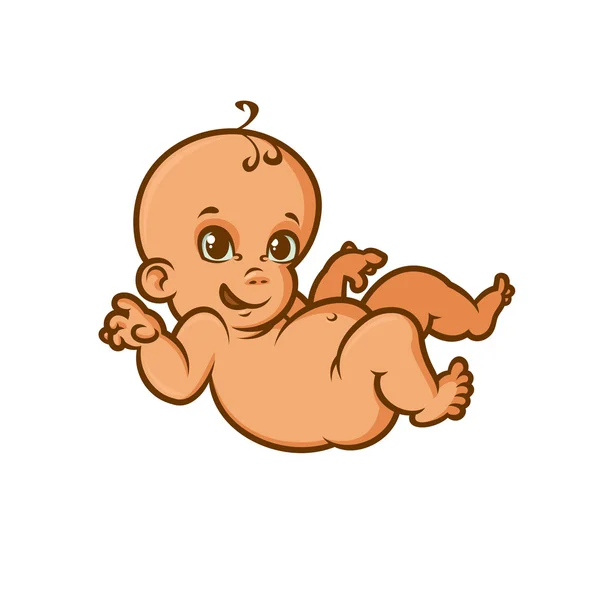 Vector newborn baby — Stock Vector