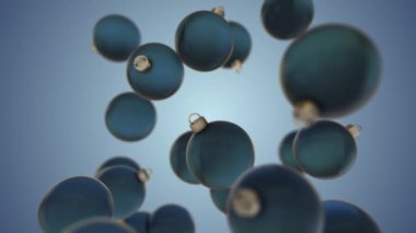 Dekoratif Noel süsleri, canlandırma arkaplanı