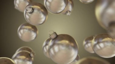 Dekoratif Noel süsleri, canlandırma arkaplanı