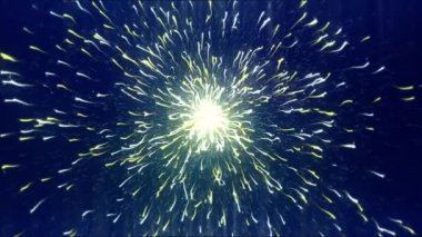 Parçacık hareketli soyut arkaplan yaratıcı animasyon