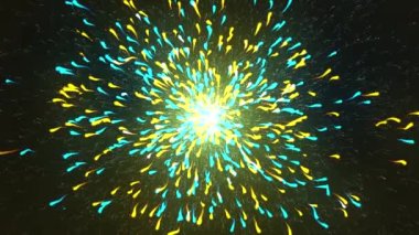 Parçacık hareketli soyut arkaplan yaratıcı animasyon