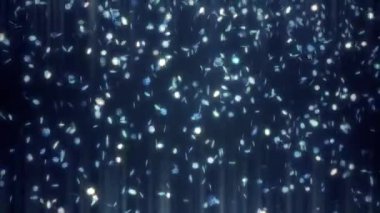 Dekoratif simli parlak arkaplan canlandırma döngüsü