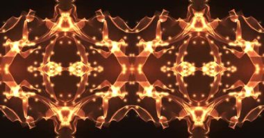 Abstract glowing,wavy shapes concept background loop