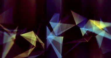 Soyut şekiller plexus arkaplan canlandırma döngüsü