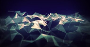 Soyut şekiller plexus arkaplan canlandırma döngüsü