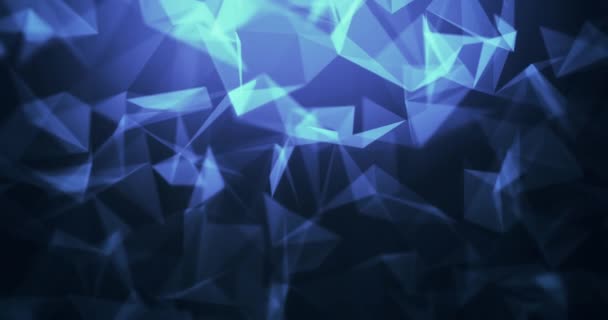 Abstract Shapes Plexus Background Animation Loop — Stock Video