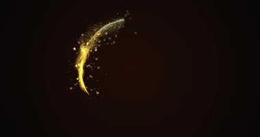 Soyut ışık izi efekti canlandırması, renk arkaplanı