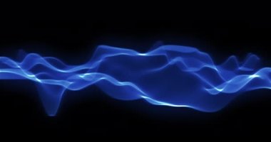 Soyut arkaplan dalgalı canlandırma döngüsü