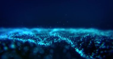 Dalgalı parçacıklarla soyut canlandırma