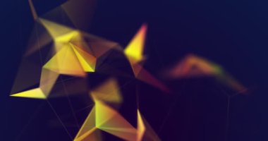 Abstract  plexus shapes concept background animation