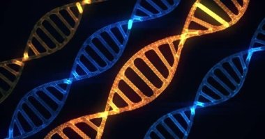 DNA yapısı kavramı arka plan canlandırma döngüsü