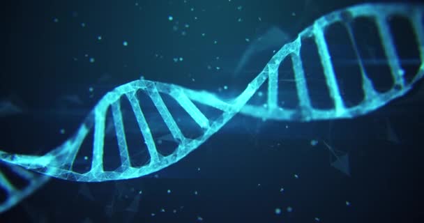 Dna Structure Concept Background Animation Loop — Stock Video