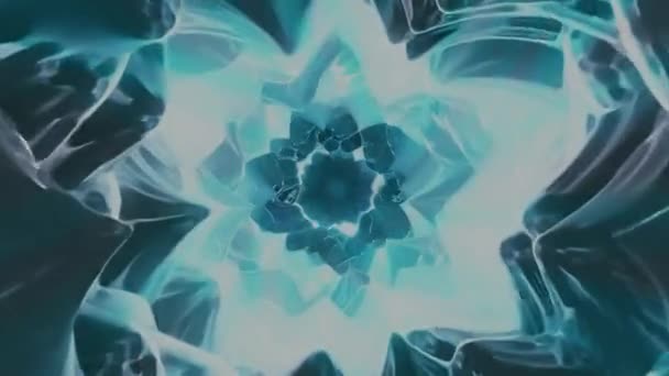 Abstract Bloemige Achtergrond Animatie Van Bloemen Vormen Beweging Concept Lus — Stockvideo