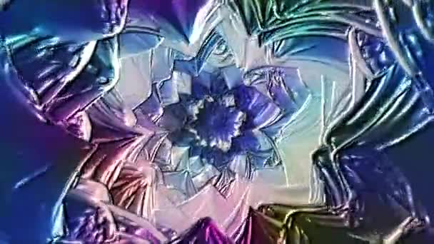抽象的な花の背景 花のアニメーションが動きのコンセプトループを形作る — ストック動画