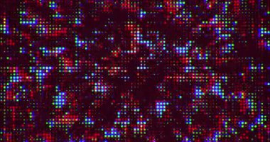 Soyut kavram yanıp sönen renkli arkaplanı şekillendirir