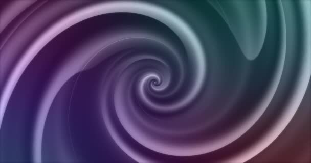 Abstract Spinning Spiral Color Background Animation — Stock Video