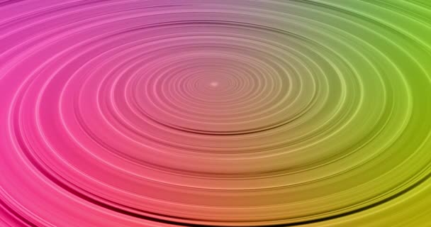 Astratto Filatura Spirale Colore Sfondo Animazione — Video Stock