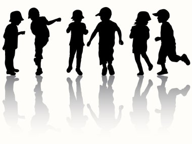 Çocuk Siluetleri