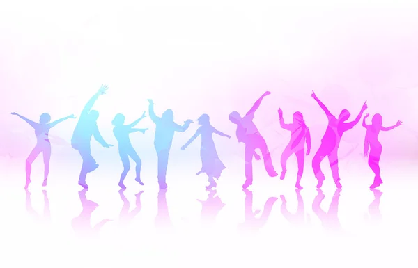 Dancing people — Stock Vector