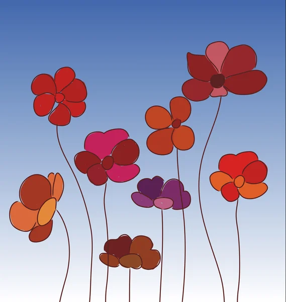 Λουλούδι φόντο — Διανυσματικό Αρχείο