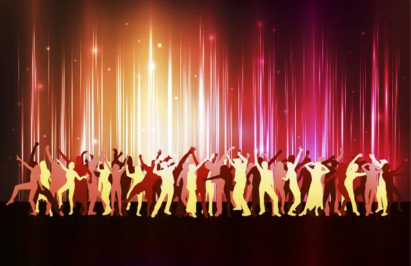 Dancing people — Stock Vector