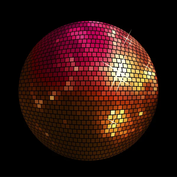 Λαμπερό μπάλα disco φόντο — Διανυσματικό Αρχείο